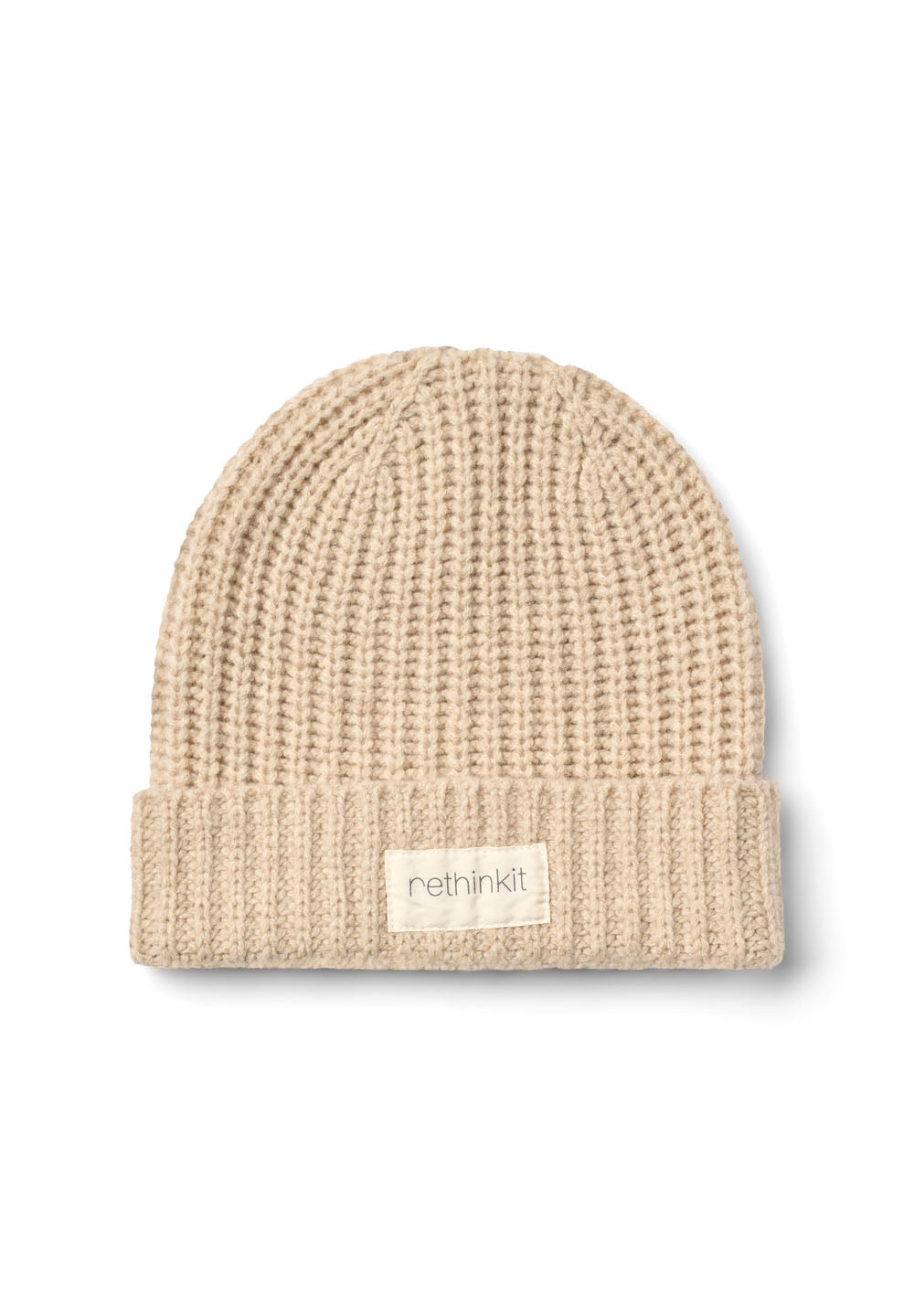 Rethinkit Knitted Beanie Chamonix Accessory 9529 fossil melange