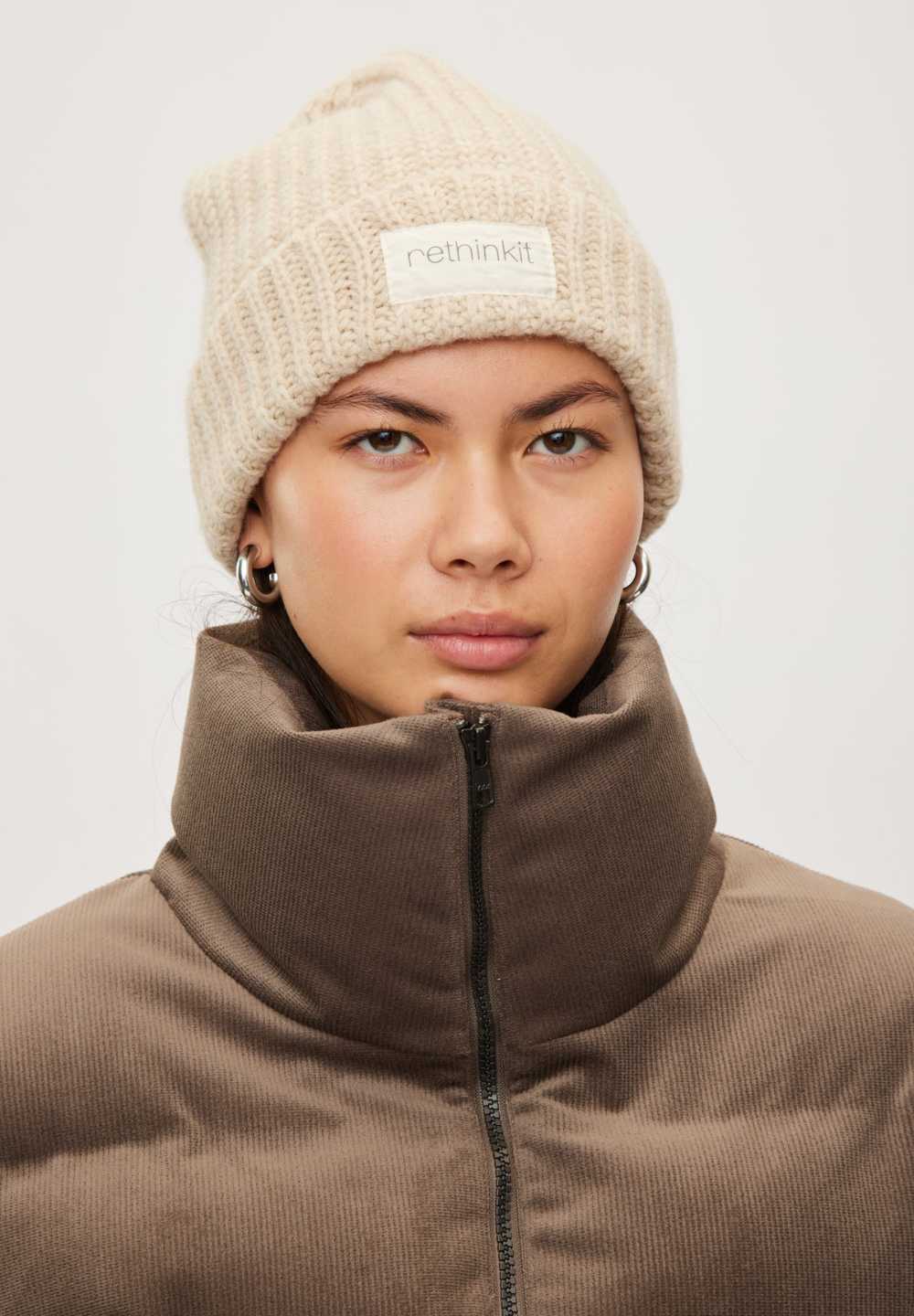 Rethinkit Knitted Beanie Chamonix Accessory 9529 fossil melange