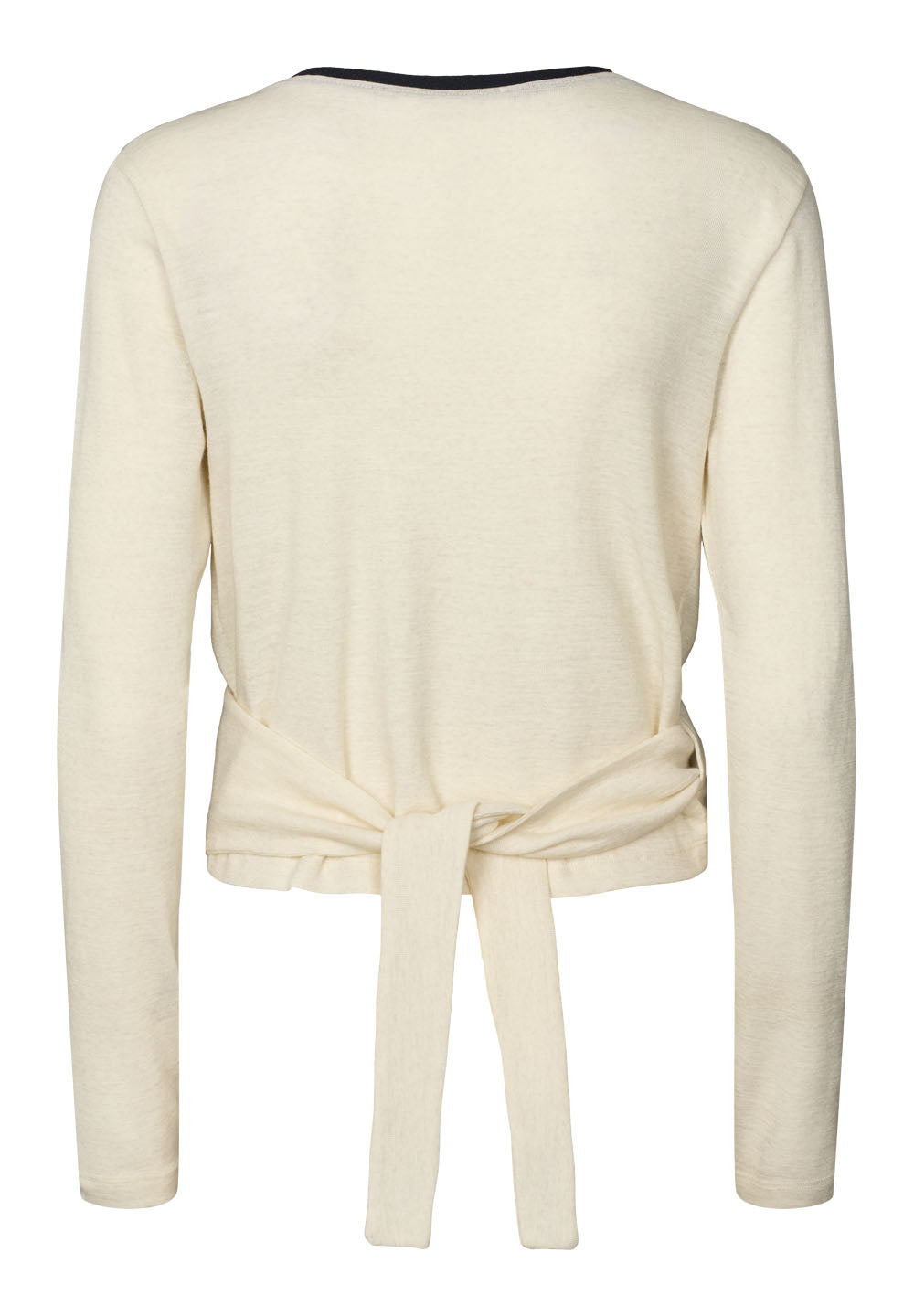 Rethinkit Merino Wool Wrap Cardigan Haze Cardigan 9535 eggshell melange
