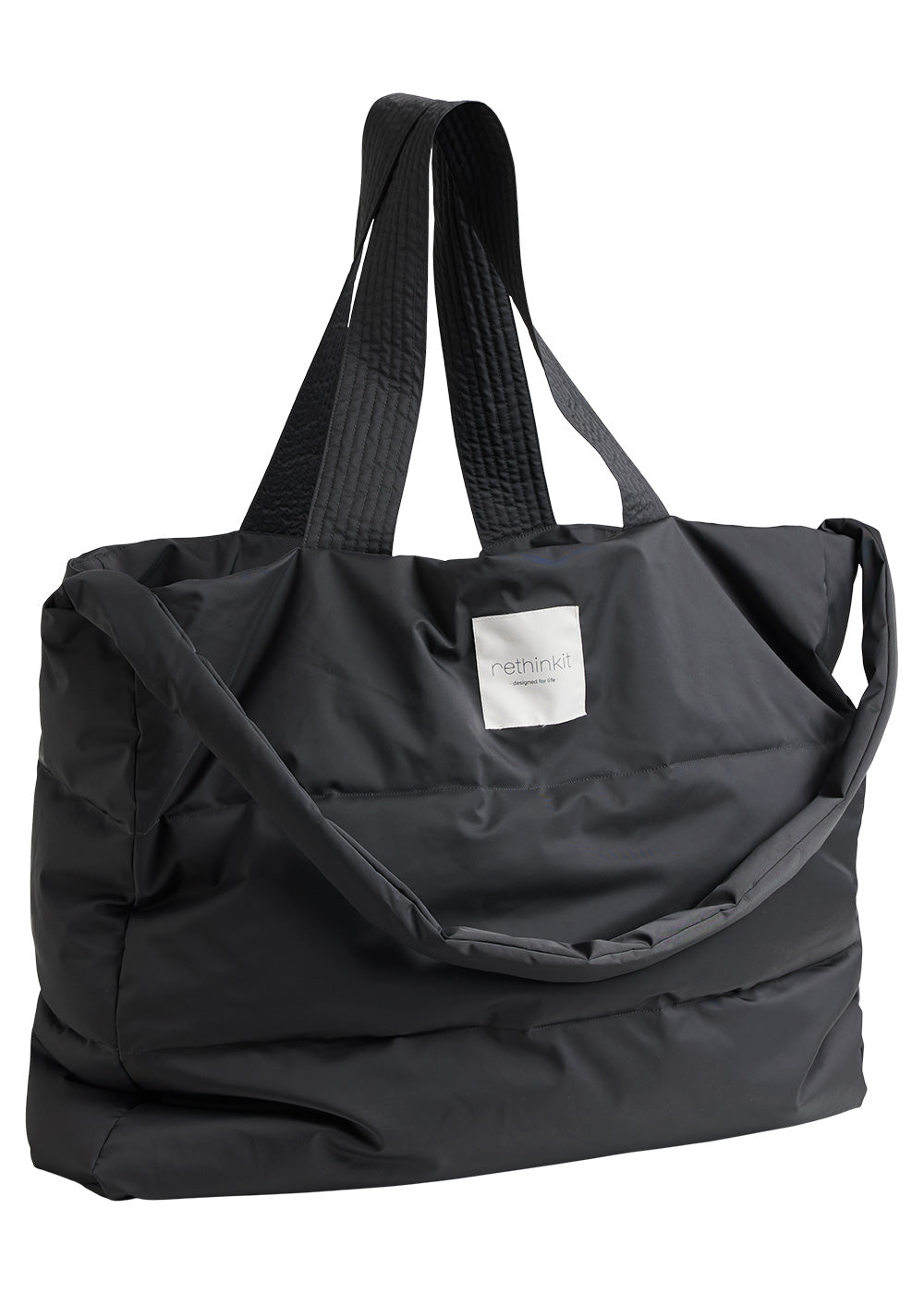 Rethinkit Puffer Shopper Bag Accessory 0022 almost black