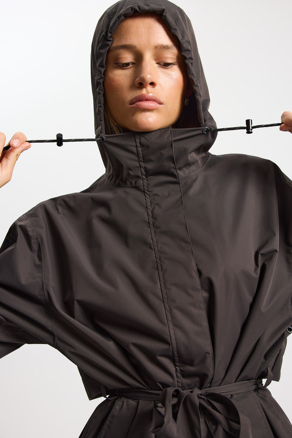 Rethinkit Rainshell Coat coat 0022 almost black