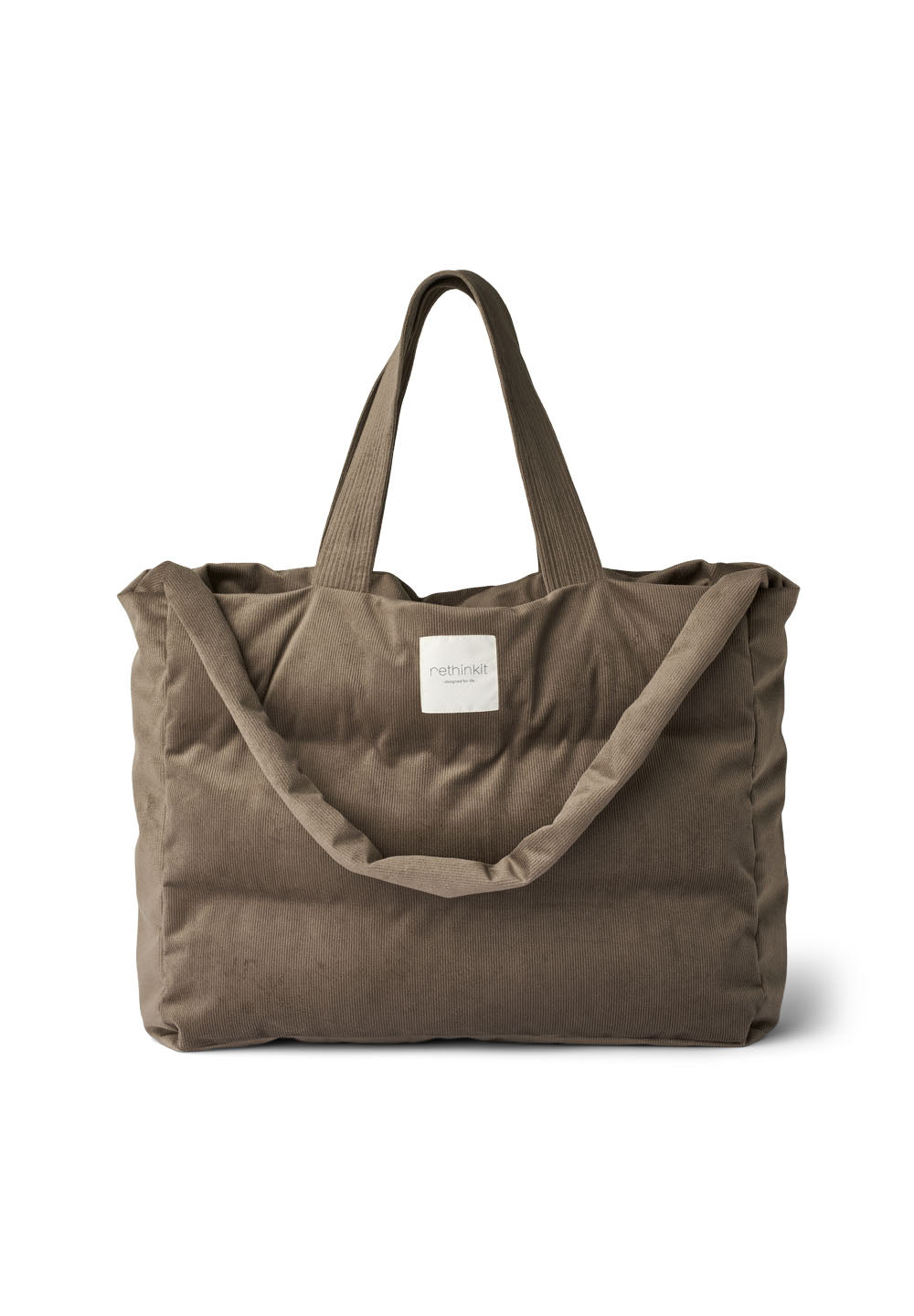 Rethinkit Shopper Tote Bag Cord Accessory 3086 dark rock