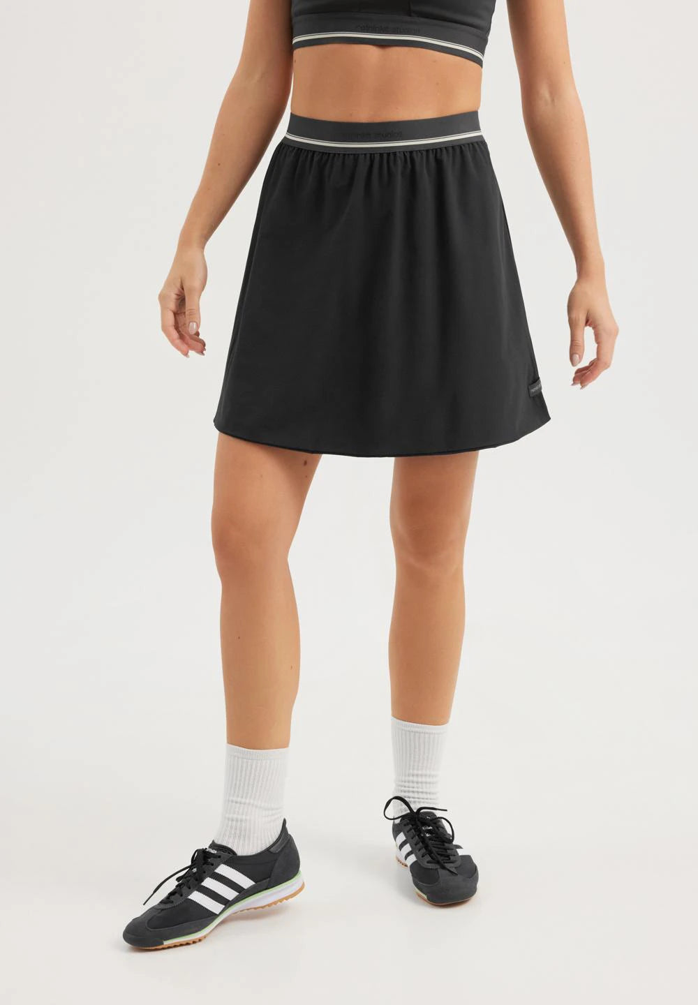 Rethinkit Soft Woven Nederdel Stroll Skirt 0021 black