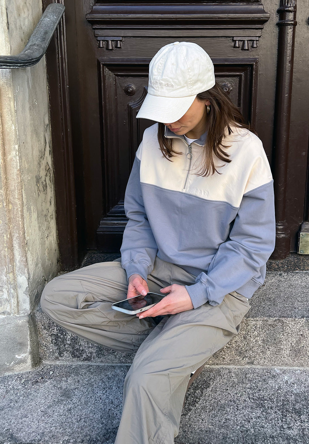 Rethinkit Sweat Imola Half Zip Sweatshirt 1017 twillight blue