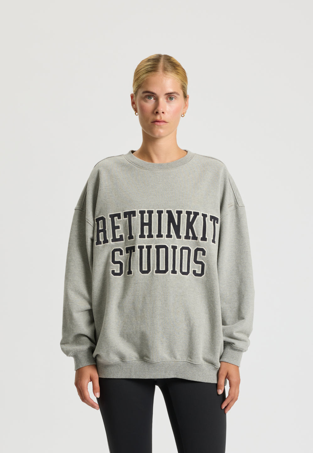 Rethinkit Sweat Shirt Logo Sweatshirt 0105 grey melange