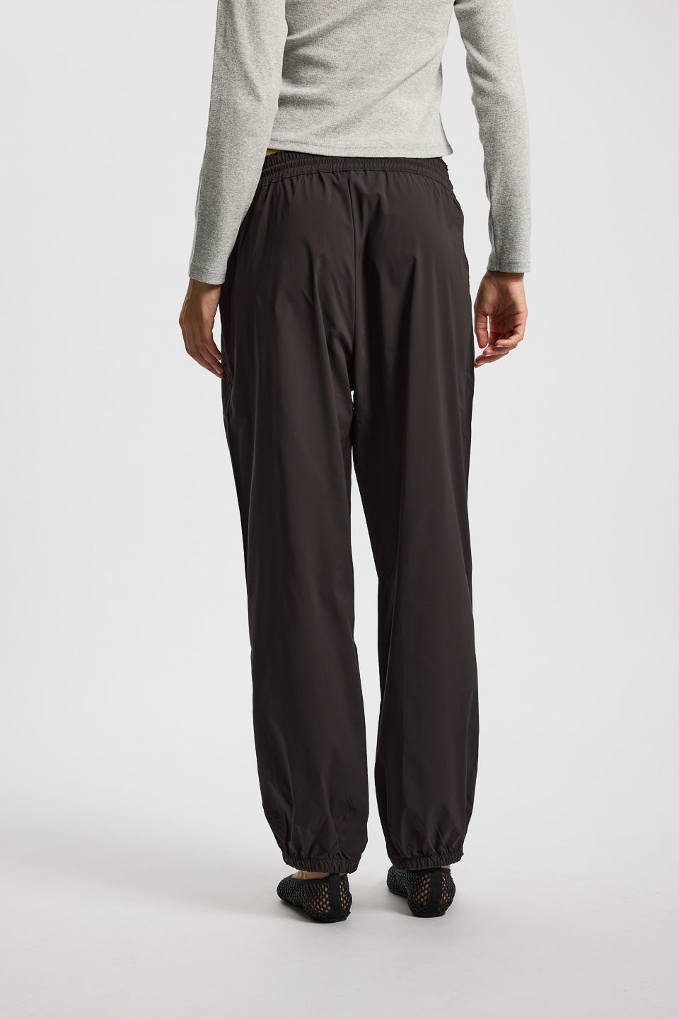 Rethinkit Track Loose Pants Palma Trousers 0022 almost black