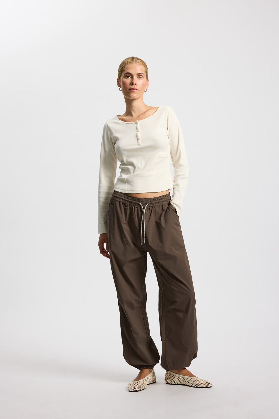 Rethinkit Track Loose Pants Palma Trousers 3053 dark brown