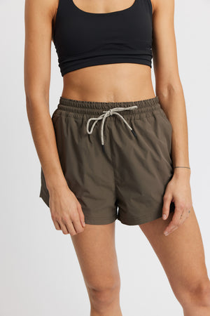 Rethinkit Track Shorts Petra Shorts 3053 dark brown