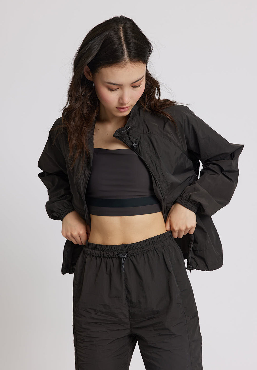 Rethinkit Track Jacket Kimi Jackets 0022 almost black