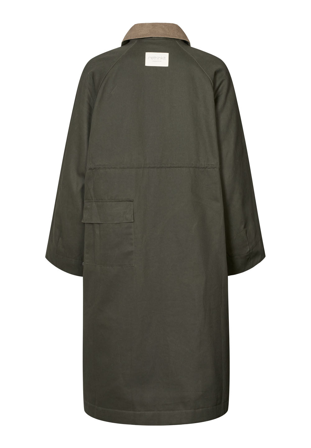 Rethinkit Waxed Coat Cloudy coat 9518 dark soil