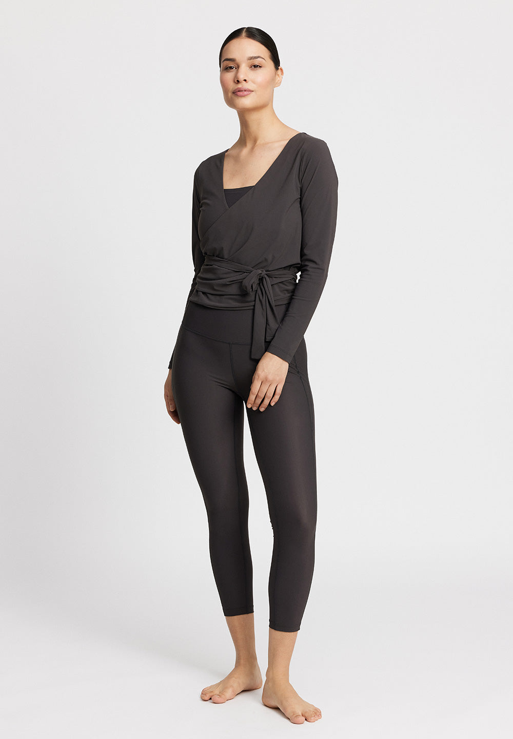 Rethinkit Wrap Tee Valencia Tee 0022 almost black