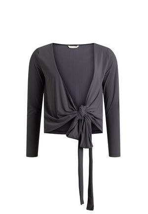 Rethinkit Wrap Tee Valencia Tee 0022 almost black